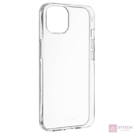FIXED Slim AntiUV szilikon tok Apple iPhone 13 telefonhoz, átlátszó