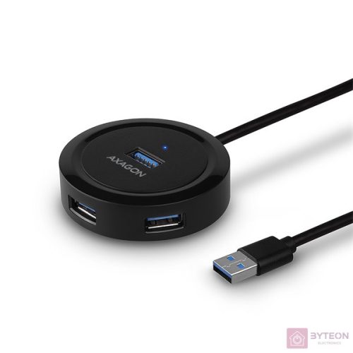 AXAGON HUE-P1A USB3.2 Hub 4-port black