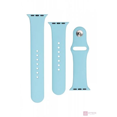 FIXED Szilikon Strap Set Apple Watch 42/44/45 mm, turquoise