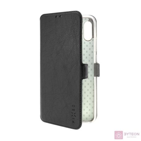 FIXED Thin book case Topic for Oppo A52, black