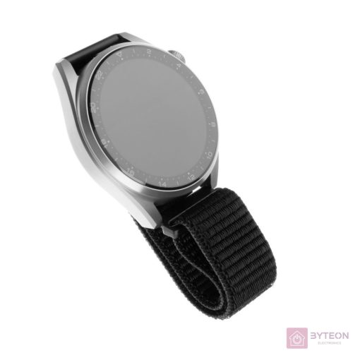 FIXED Nylon Strap Smartwatch 22mm wide Fekete