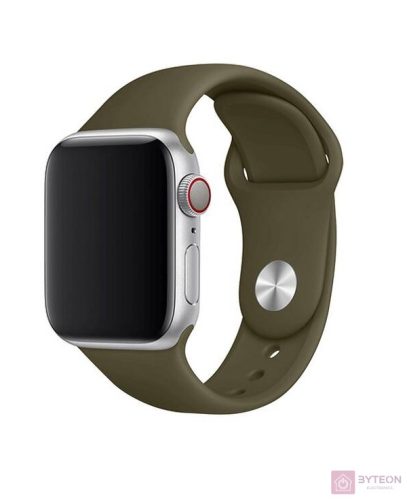 FIXED Szilikon Strap Set Apple Watch 38/40/41 mm, olive