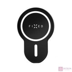 FIXED mágneses telefon tartó autóba, QI töltővel