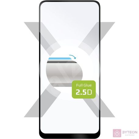 FIXED teljes kijelzős üvegfólia Xiaomi Redmi Note 10 telefonhoz, fekete