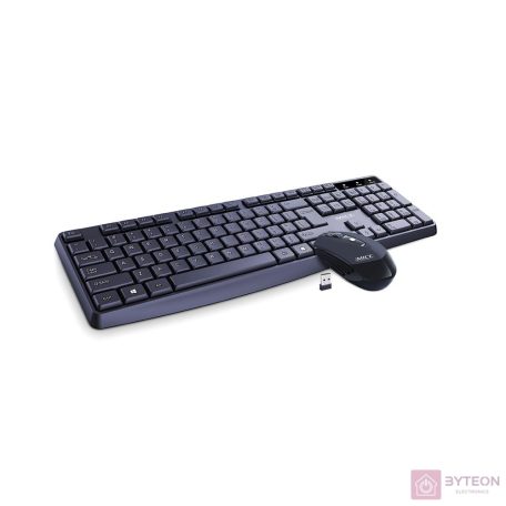 iMICE AN-100 wireless keyboard + mouse Black HU