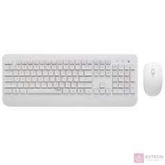 Rapoo X3500 Wireless Keyboard  Optical Mouse White HU