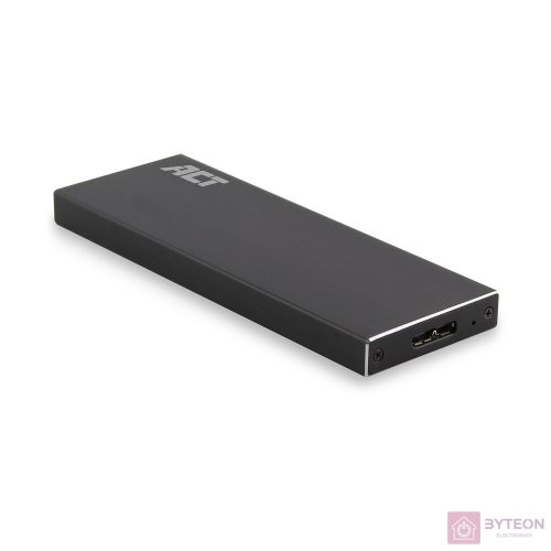 ACT AC1600 USB3.2 M.2 SATA SSD Enclosure Aluminium Design Black