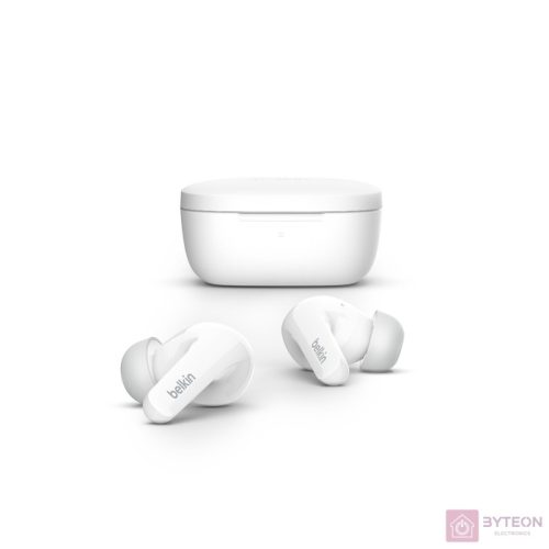 Belkin SoundForm Flow Noise Cancelling Earbuds White