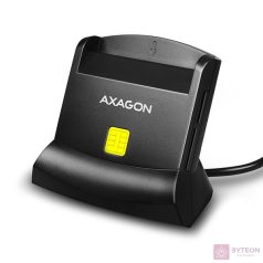   AXAGON CRE-SM2 USB Smart Card ID Card Reader  SD/microSD/SIM Card Reader