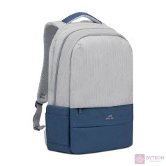   RivaCase 7567 Anti-theft Laptop Backpack 17.3‘ Grey/Dark Blue