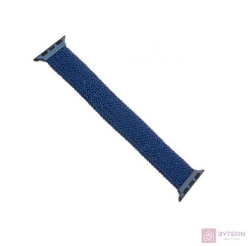 FIXED kötött nylon szíj Apple Watch 38/40mm, L méret, kék