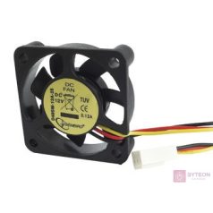 Gembird D40SM-12A 40mm sleeve bearing cooling fan 12V Black