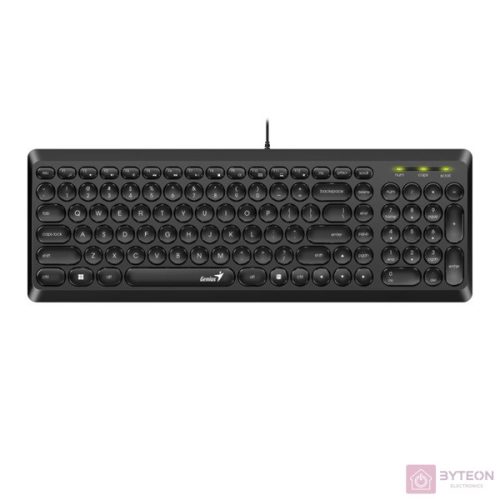 Genius SlimStar Q200 Keyboard Black HU
