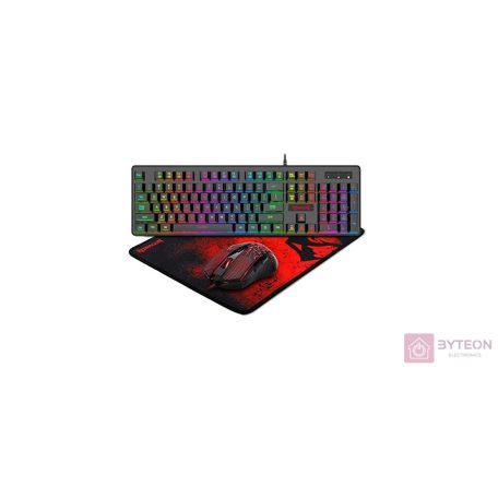 Redragon S107 Gaming Combo 3 in 1 Black HU