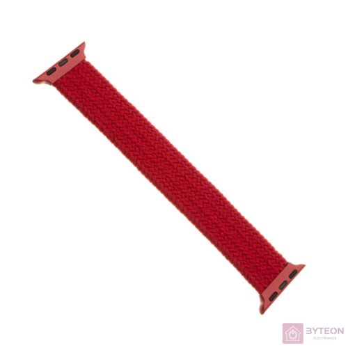 FIXED kötött nylon szíj Apple Watch 38/40mm, L méret, piros
