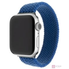   FIXED kötött nylon szíj Apple Watch 42/44mm, L méret, kék