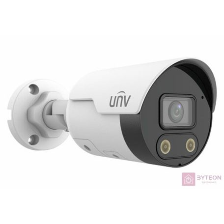 Uniview Easystar 2MP ColorHunter csőkamera, 2.8mm fix objektívvel, mikrofonnal és hangszóróval