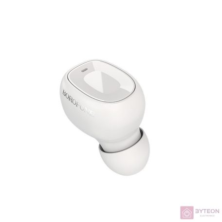 BOROFONE BC28W Shiny Mini Bluetooth Headset White