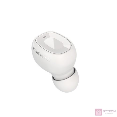 BOROFONE BC28W Shiny Mini Bluetooth Headset White