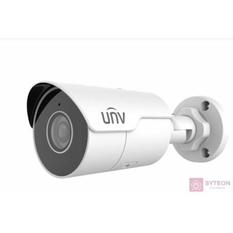 Uniview Easystar 4MP Starlight csőkamera, 2.8mm fix objektívvel, mikrofonnal