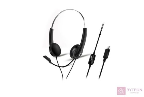 Genius HS-220U Headset Black