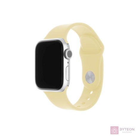 FIXED Szilikon Strap Set Apple Watch 38/40/41 mm, light Sárga