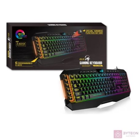 Genius Scorpion K11 Pro Gamer billentyűzet Black HU