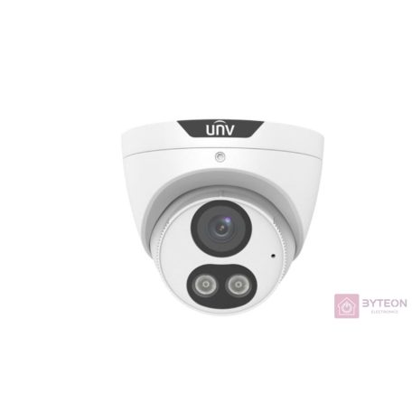 Uniview Prime-III 5MP ColorHunter turret dómkamera, 2.8mm objektívvel, mikrofonnal