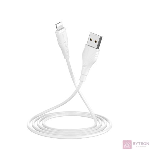 BOROFONE BX18 Lightning Charging Data Cable 3m White