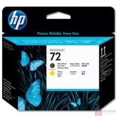 HP 72 (C9384A) - Fekete Matt + Sárga (130ml)