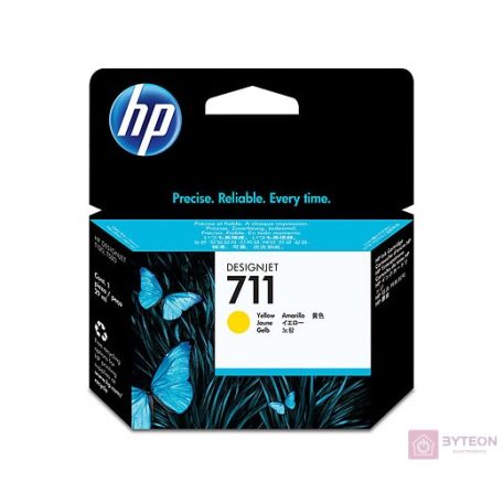 HP 711 (CZ132A) - Sárga