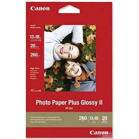 Canon Plus Glossy II PP-201 [13x18cm, 270g, Fényes, 20db]