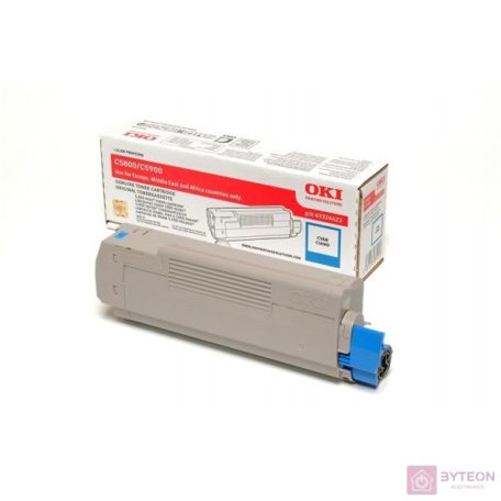 OKI 43324423 (C58/59/5550MFP) - Ciánkék