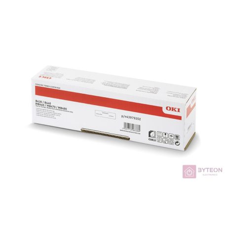 OKI 43979202 (B430/B440/MB 460/470/480) - Fekete