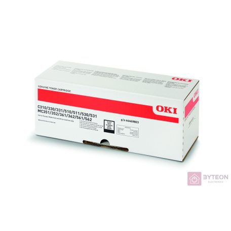 OKI 44469803 (C310/330/510/530/351/361/561) - Fekete