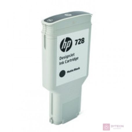 HP 728 (F9J68A) - Fekete Matt, nagy kapacitású