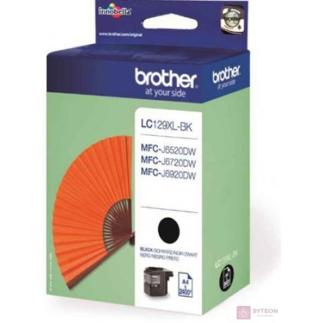 Brother LC129XLBK - Fekete, nagy kapacitású