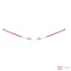 DUPLEX PATCH CABLE 4 X LC/UPC 50/125 OM4 LSZH 1M