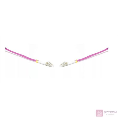 DUPLEX PATCH CABLE 4 X LC/UPC 50/125 OM4 LSZH 1M