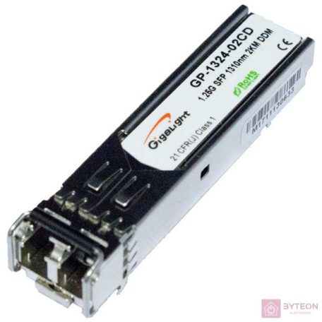 GIGALIGHT SFP MODUL 1.25G 1310NM 2KM (MM) LC 070 TEMP. DDM