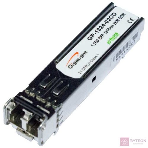 GIGALIGHT SFP MODUL 1.25G 1310NM 2KM (MM) LC 070 TEMP. DDM