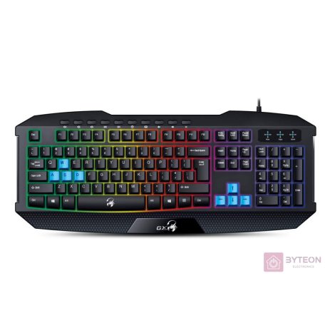 Genius Scorpion K215 Gaming (HU, USB) - Fekete