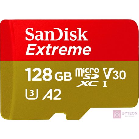 EXTREME MICROSDXC 256GB+SD ADAPATER 190MB/S 130MB/S A2 C10