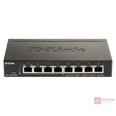 8-PORT POE SMART GIGABIT SWITCH POE GIGABIT LAYER2