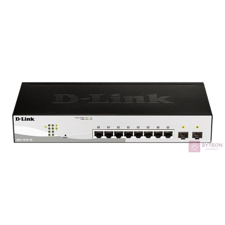D-LINK SWITCH 8-PORT GIGABIT SMART WITH 2XSFP INTERFACE