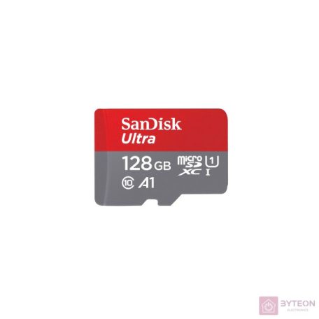SANDISK ULTRA MICROSDXC 128GB + SD ADAPTER 140MB/S A1 CLASS10 IP