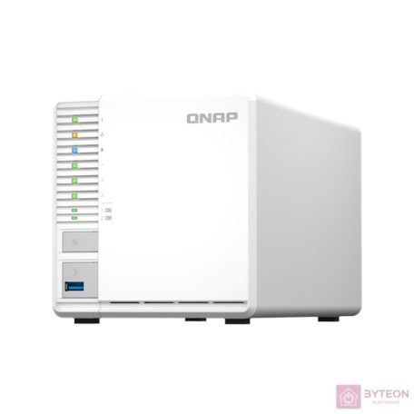 TS-364-8G 3 BAY 8 GB 1X 2.5GBE 2X USB3.2 GENII 1X USB3.2 GENI