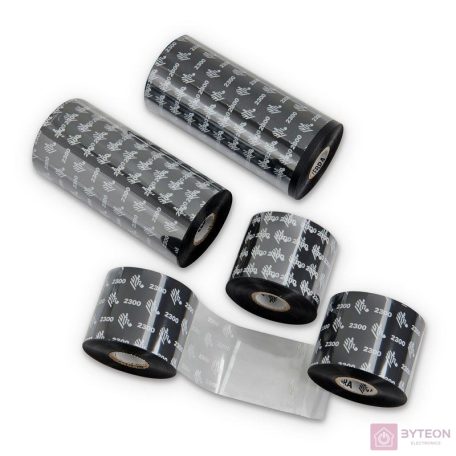RIBBON 2300 WAX 64MM 74 METERS C-12.7MM BOX OF 12