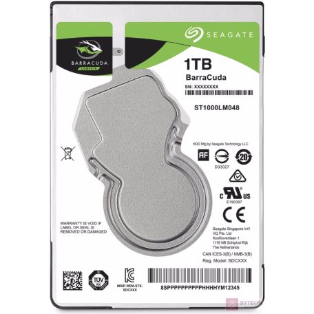 Seagate BarraCuda 1TB [2.5"/128MB/5400/SATA3]
