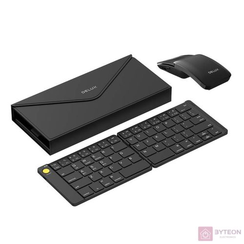 Set Wireless foldable Keyboard Delux KF10 and mouse MF10PR